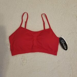NWT Christie's pink bralette with pads.